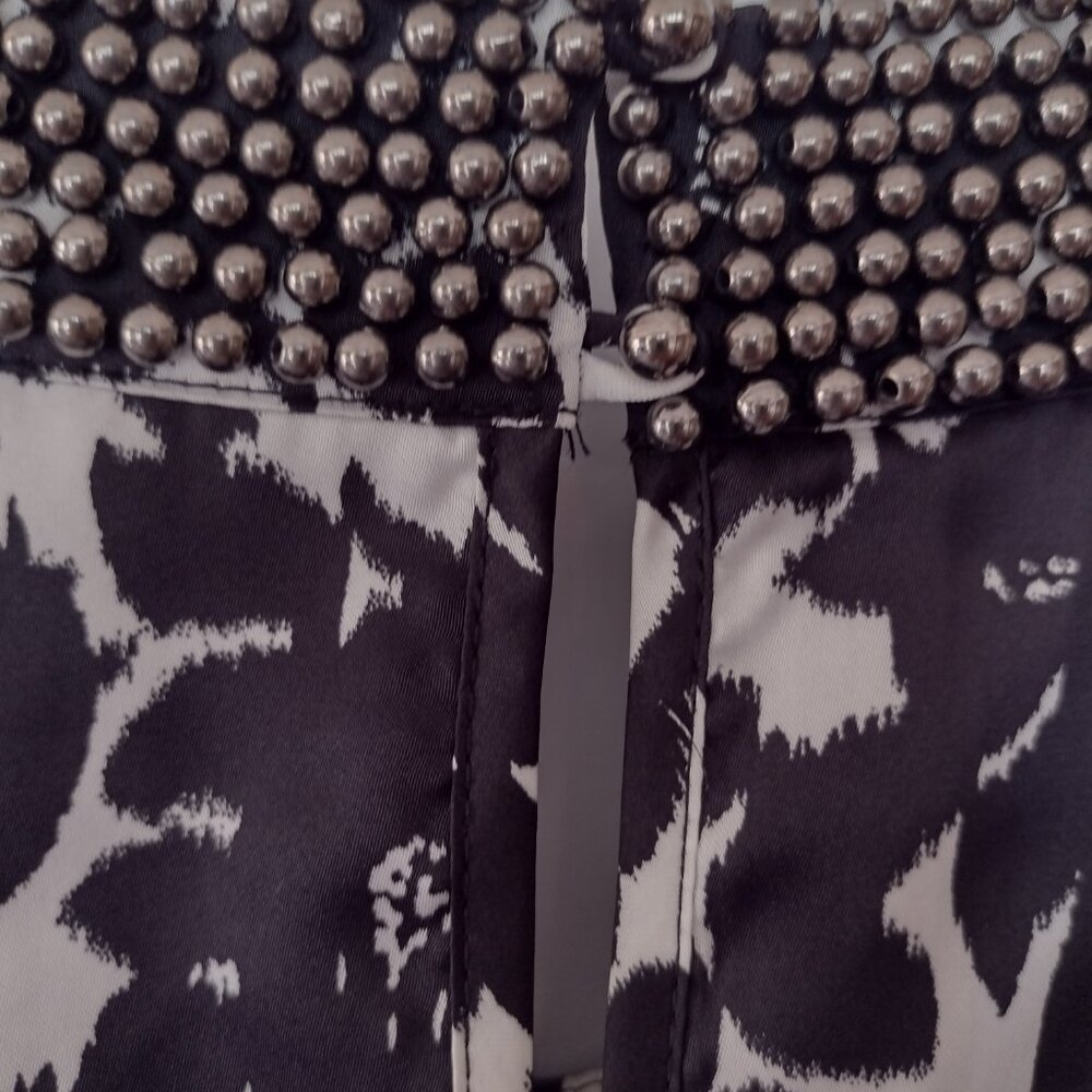 Daniel Rainn Sleeveless Top with Beaded Neckline - Picture 3 of 4